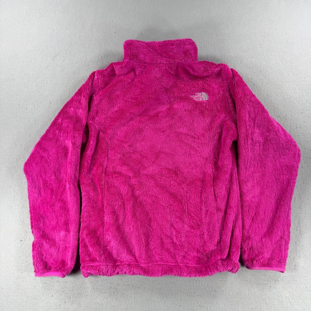 Y2k The North Face Girls Osito Jacket Pink Full Zip Size Large 14/16 or Women XS - Picture 2 of 10
